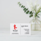 Middle Rule - Mermaid Business Card (Standing Front)