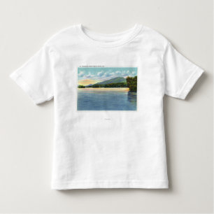 Middle Saranac Lake View of Mount Ampersand Toddler T-shirt