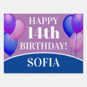 Middle School Graduation Year and Birthday Outdoor Sign | Zazzle