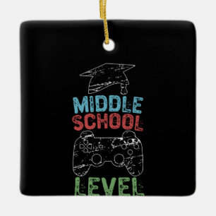Middle School Level Complete Ceramic Ornament