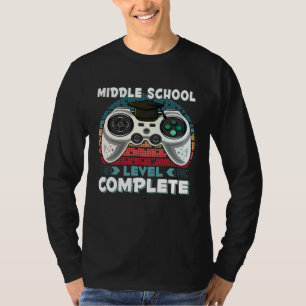 Middle School Level Complete Gamer School Graduati T-Shirt