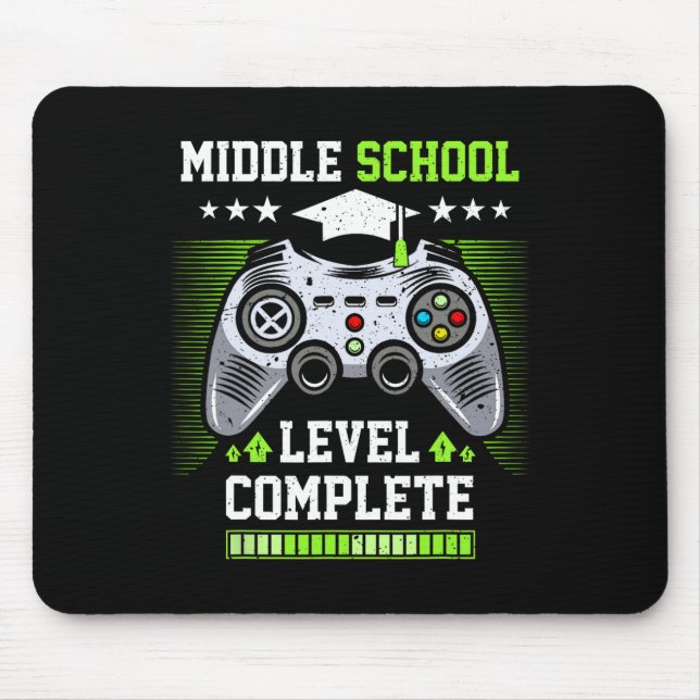 Middle School Level Complete Graduation Cl 2025 Ga Mouse Pad (Front)