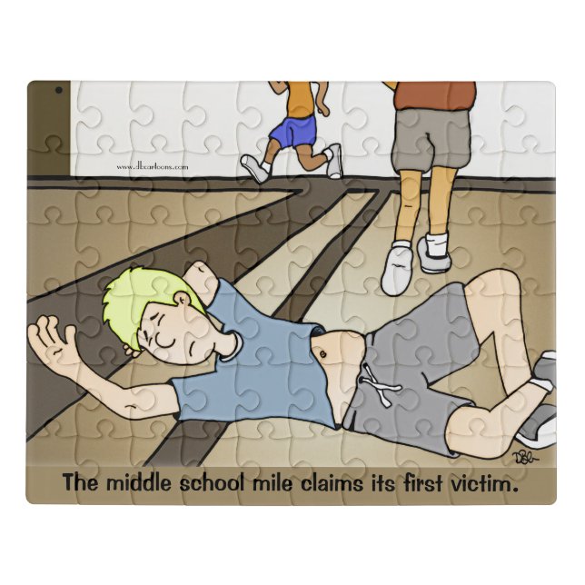 Middle School Mile Puzzle With Tin (Puzzle Horizontal)