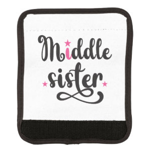 Middle Sister, Cute Stars Luggage Handle Wrap