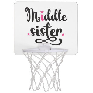 Middle Sister, Cute Stars Mini Basketball Hoop