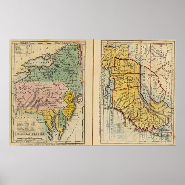 Middle & Southern States Poster (Front)