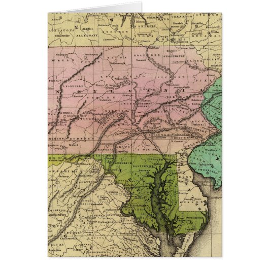 Middle States Olney Map Cards (Front)