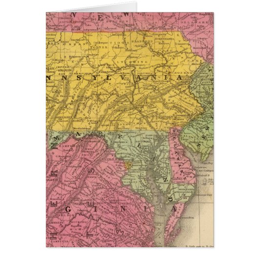 Middle States, USA Cards (Front)
