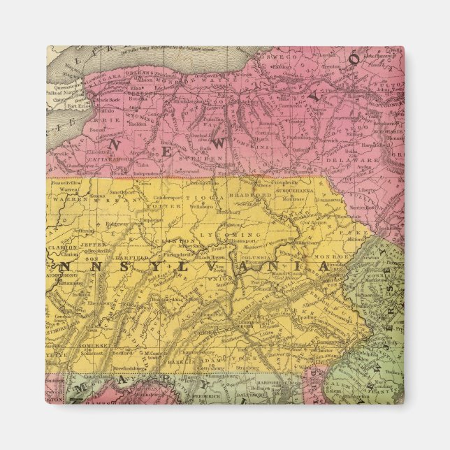 Middle States, USA Magnet (Front)