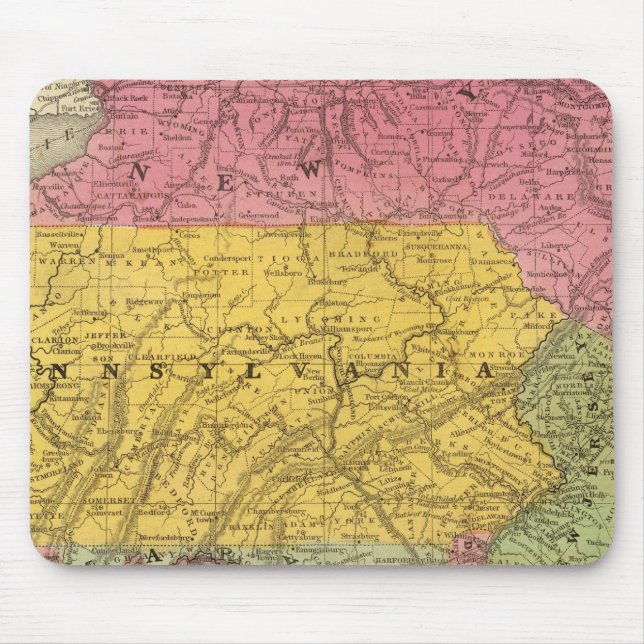 Middle States, USA Mouse Pad (Front)