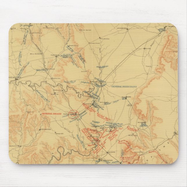 Middle Tennessee Campaign Mouse Pad (Front)