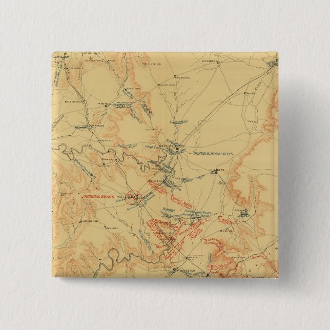 Middle Tennessee Campaign Pinback Button (Front)