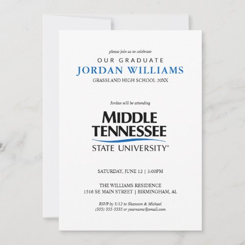 Middle Tennessee State University Announcement