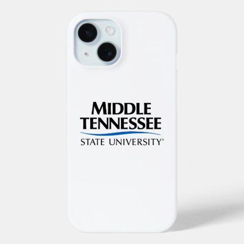 Middle Tennessee State University iPhone 15 Case
