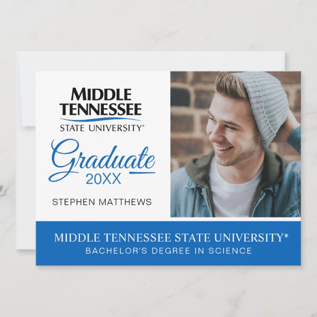 Middle Tennessee State University Invitation (Front)
