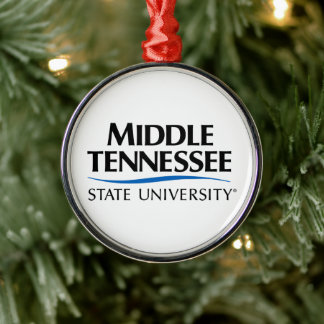 Middle Tennessee State University Metal Ornament