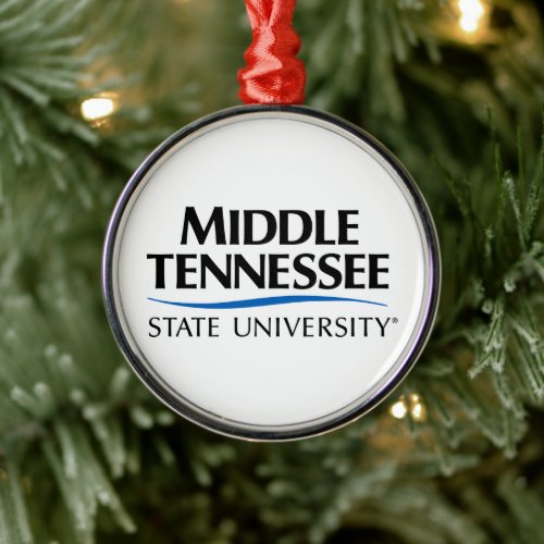 Middle Tennessee State University Metal Ornament