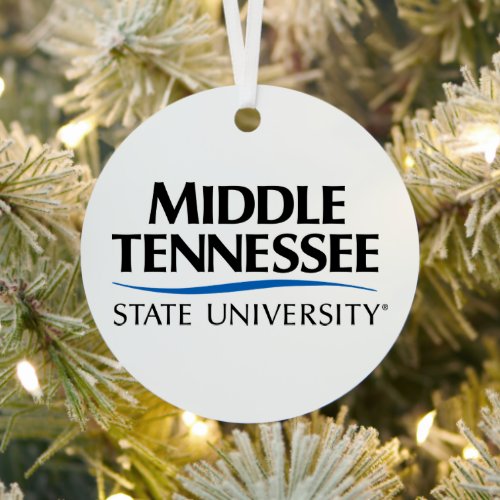 Middle Tennessee State University Metal Ornament