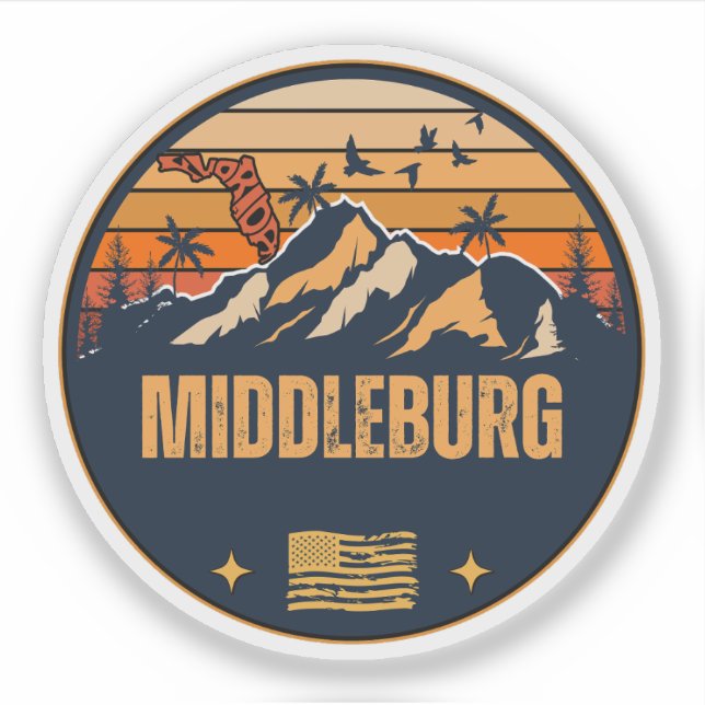 Middleburg, Florida  Sticker (Front)