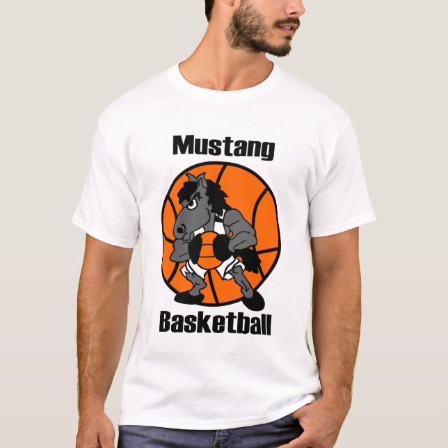 Middleburg Mustang Basketball T-Shirt (Front)