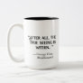 Middlemarch "True Seeing" Two-Tone Coffee Mug