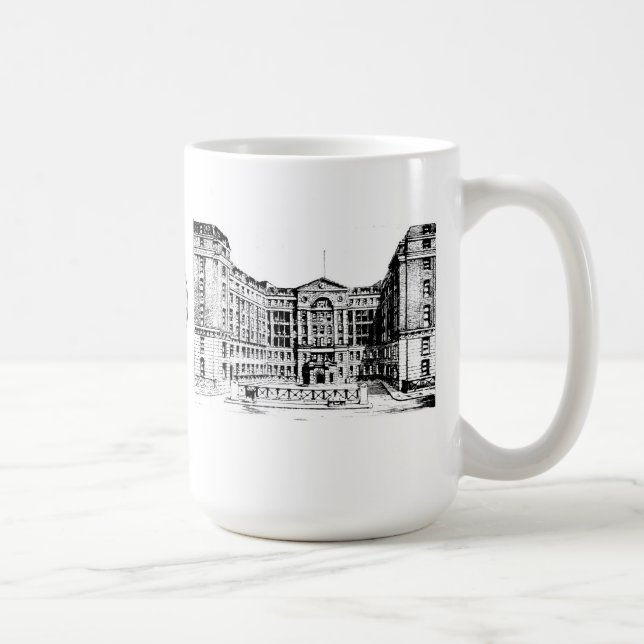 Middlesex Hospital Mug (Black & White) (Right)