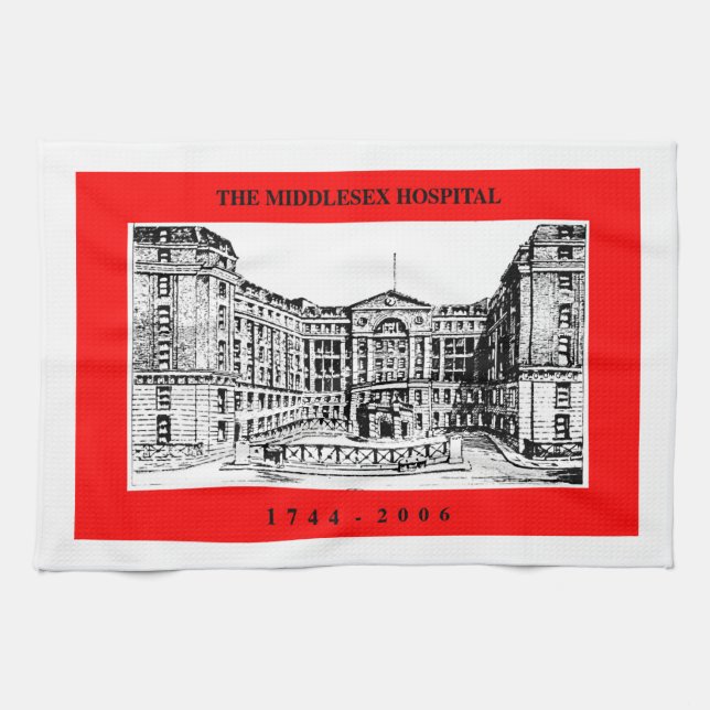 Middlesex Hospital Tea Towel (Horizontal)