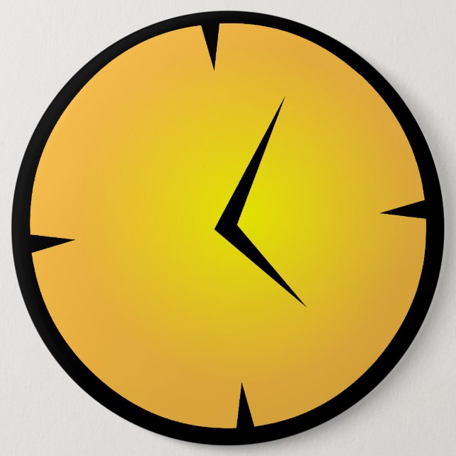 Middleskool Clock Badge Button (Front)