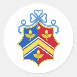 Middleton Coat of Arms / Middleton Family Crest Classic Round Sticker