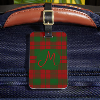 Middleton Tartan Monogrammed Luggage Tag