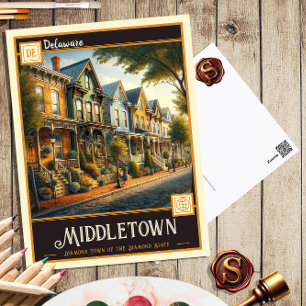 Middletown, Delaware Vintage Postcard