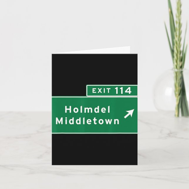 Middletown Holmdel Nj New Jersey Garden State Park Card (Front)