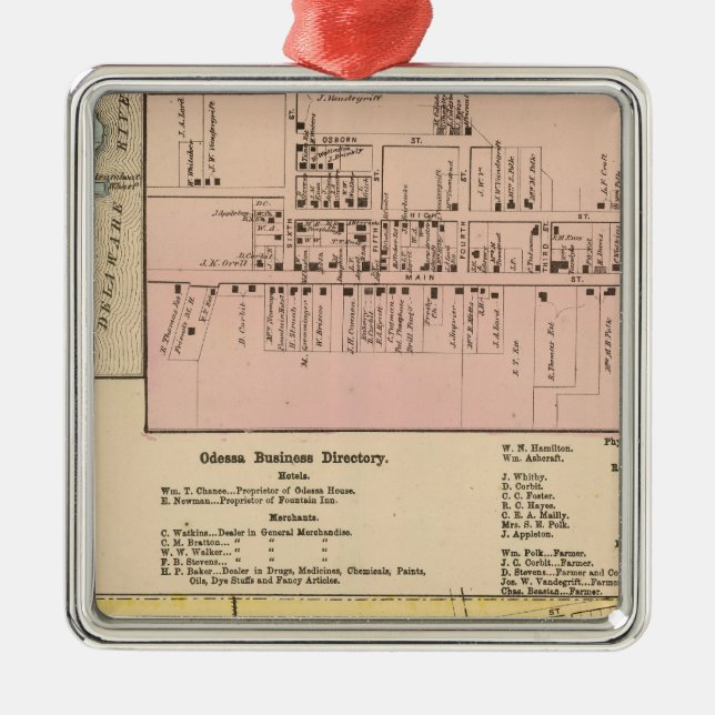 Middletown Metal Ornament (Front)