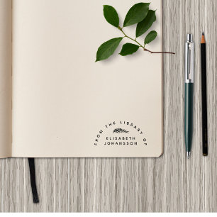 Midern Minimalist Frome the Library Botanical Rubber Stamp