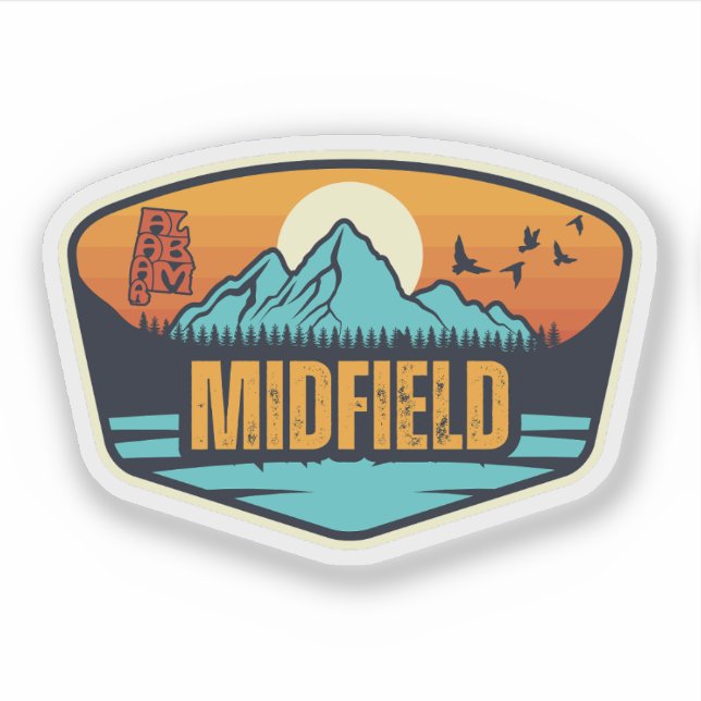 Midfield, Alabama Sticker (Front)