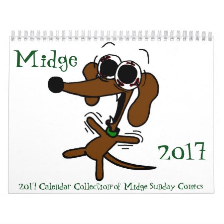 Midge 2017 'sunday Comics' Calendar