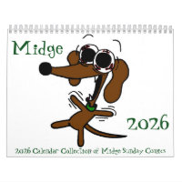 Midge 2026 'Sunday Comics' Calendar