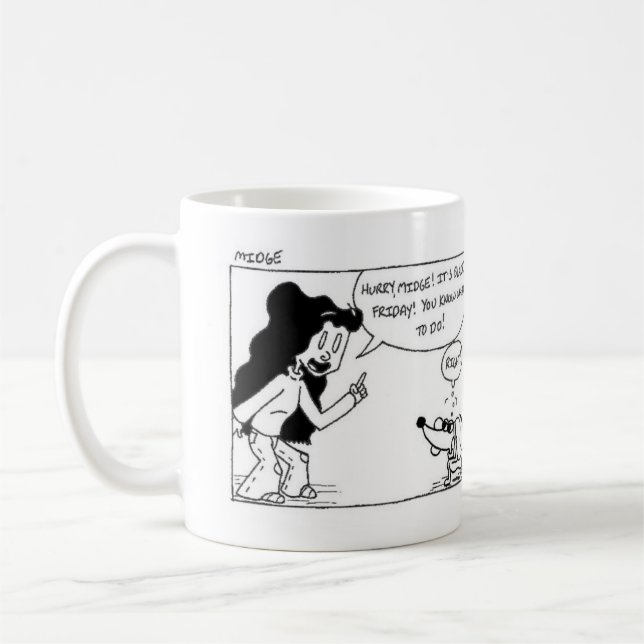 Midge "Black Friday" Comic Mug (Left)