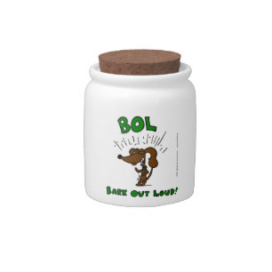 Midge "BOL: BARK OUT LOUD" Candy Jar