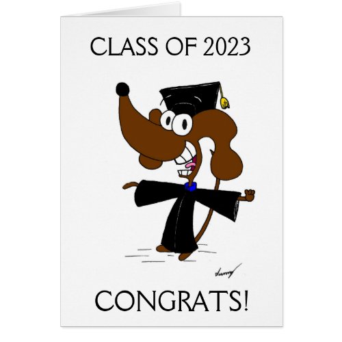 Midge Class of 2023 Customizable Graduation Card
