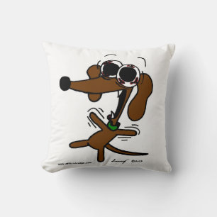 Midge Freakin' Out Pillow - Green