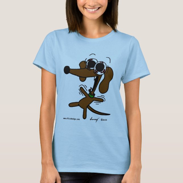 Midge Freakin' Out Womens Baby Doll T-Shirt (Front)