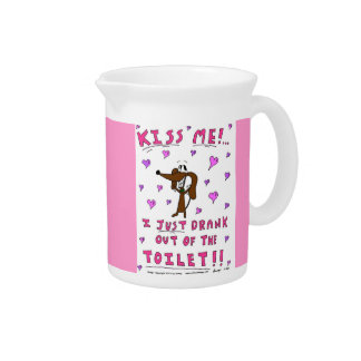 Midge "KISS ME" Pitcher