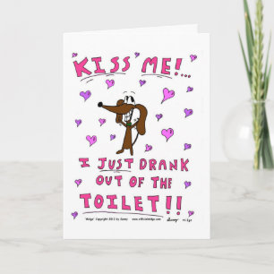 Midge 'KISS ME' Valentine's Day Card