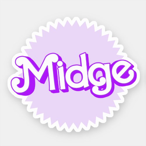 Midge Sticker