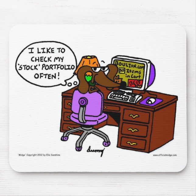 Midge Stock Portfolio Mousepad (Front)