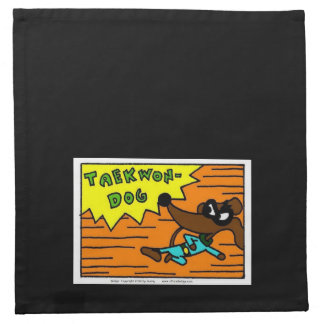 Midge TAEKWON-DOG Napkins - Set of 4