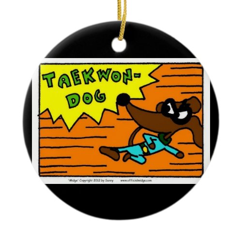 Midge TAEKWON-DOG Ornament