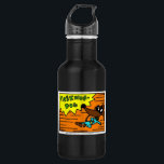 Midge TAEKWON-DOG Stainless Steel Water Bottle<br><div class="desc">Straight from the Midge comics - It's Midge's superhero alter ego "TAEKWON-DOG",  the costumed canine with mad martial arts skills! Midge is a butt-kicking defender of justice! KIYAP!!!!! Original design. 'Midge' and all related characters and logos are property of Sunny Arts Studio. Copyright 2012 by Sunny</div>