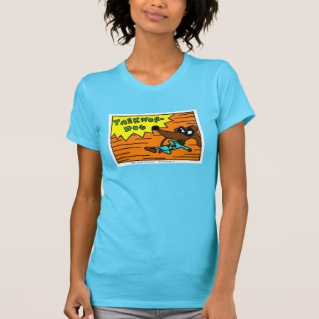 Midge "taekwon-dog" Womens T-shirt
